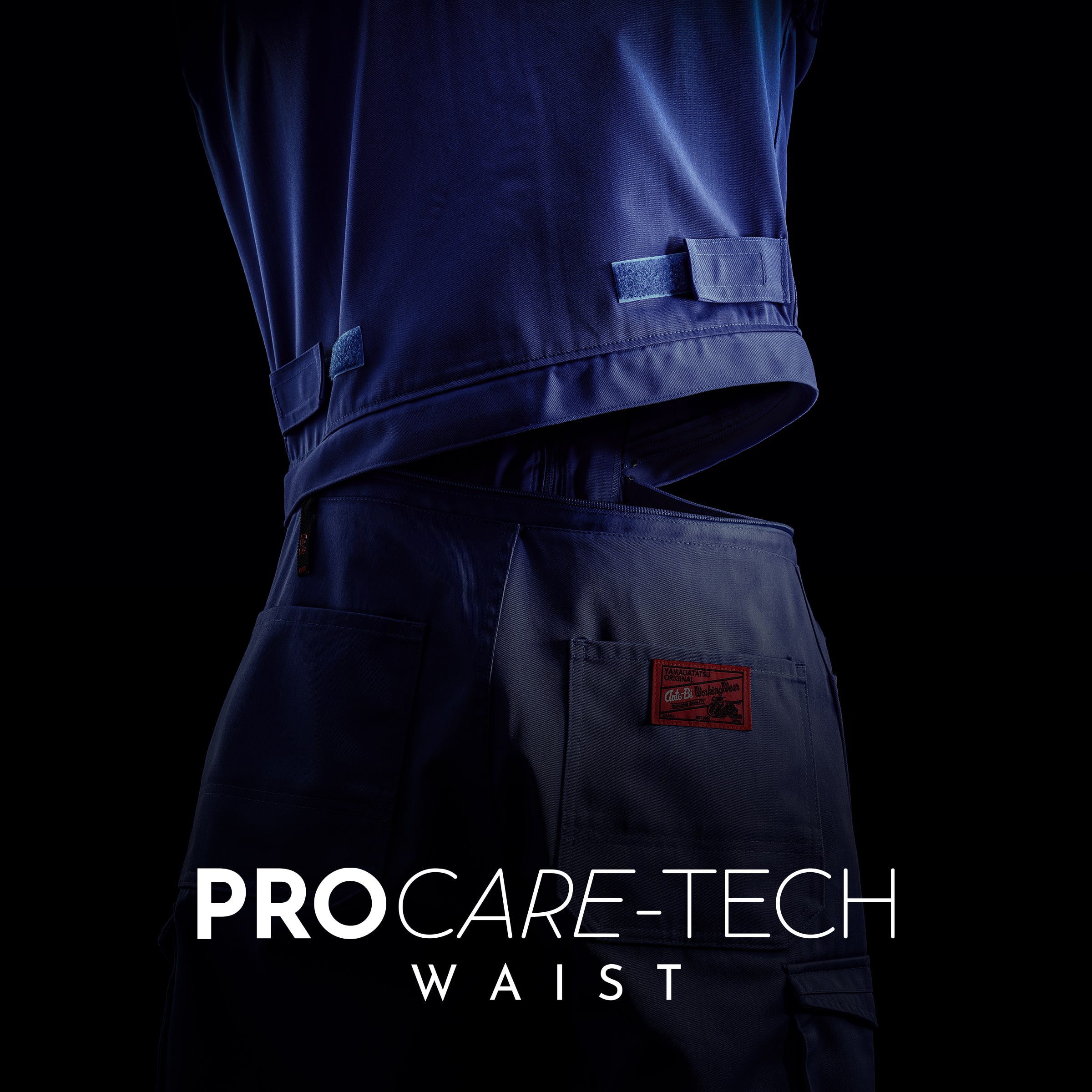 山田辰(YAMADATATSU) 腰割れつなぎ服 6950-006 ブラック L 6950-006-L