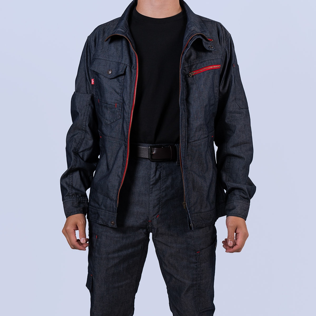 model:171cm size:L color:116ミッドナイトブルー