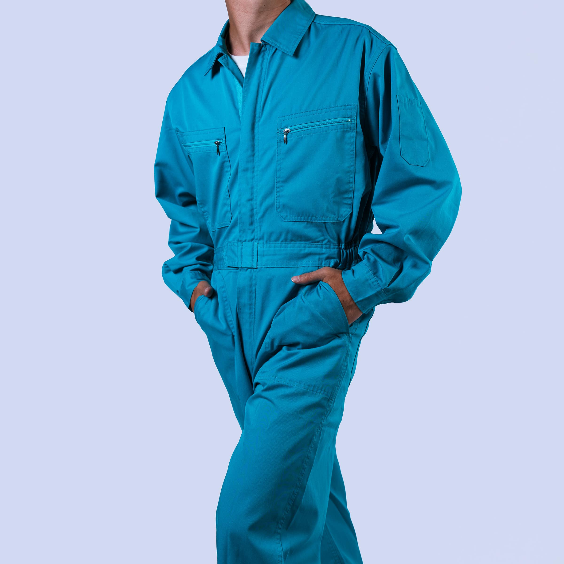 model:171cm size:L color:109ターコイズブルー
