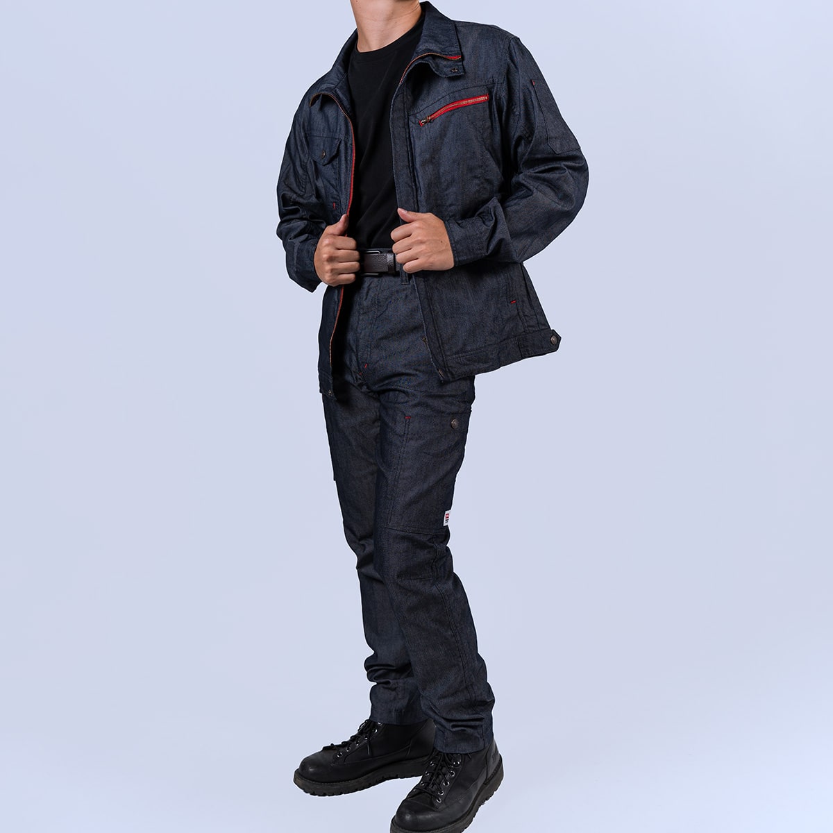 model:171cm size:L color:116ミッドナイトブルー