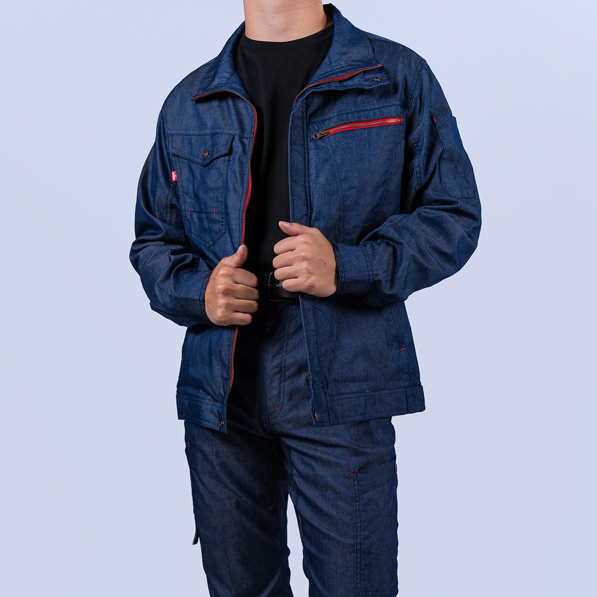 model:171cm size:L color:117マゼランブルー