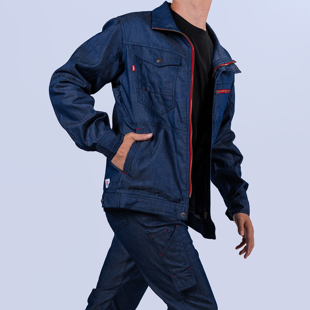 model:171cm size:L color:117マゼランブルー